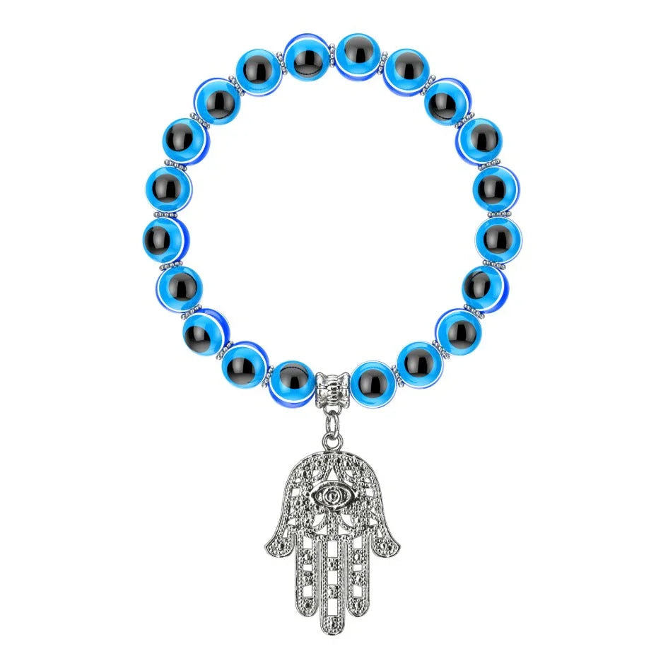 evil eye necklace. Saras Beads UK