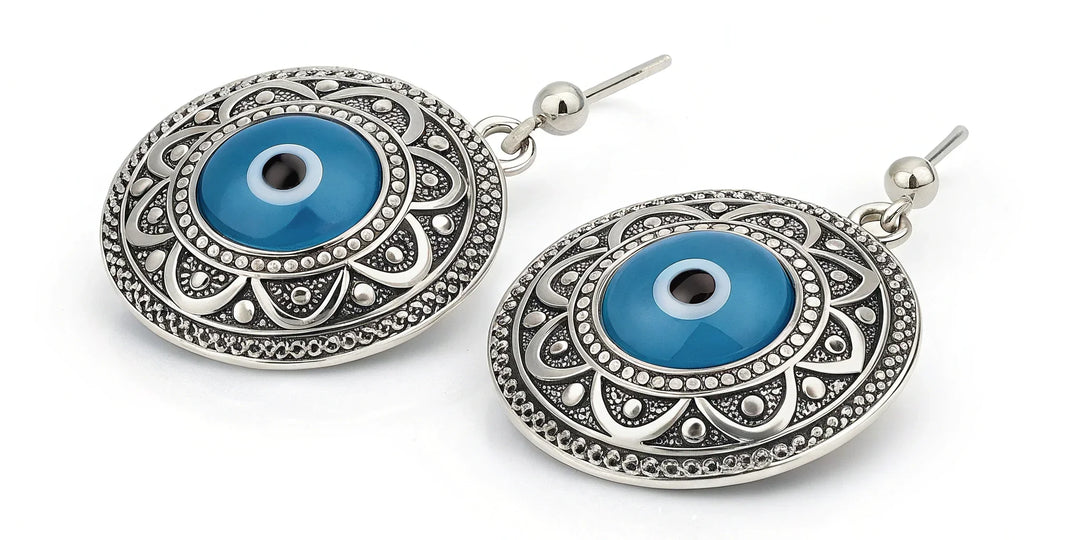 Evil Eye Earrings: Protection and Style Combined - Saras Beads & Jewellery