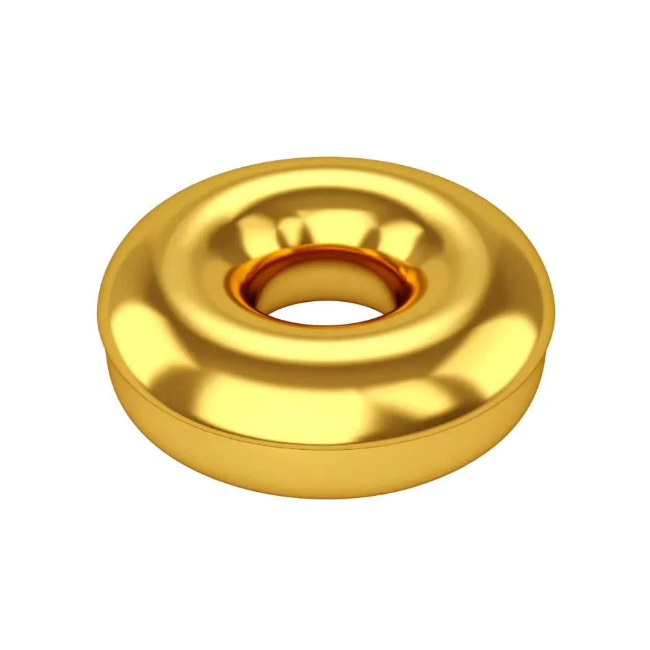 Golden donuts. Saras Beads UK