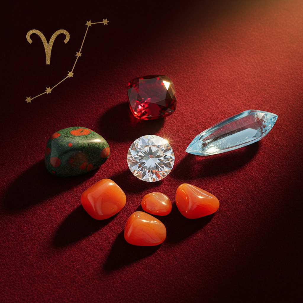 Aries Zodiac Gemstones: Birthstones, Best Crystals, and Healing Stones