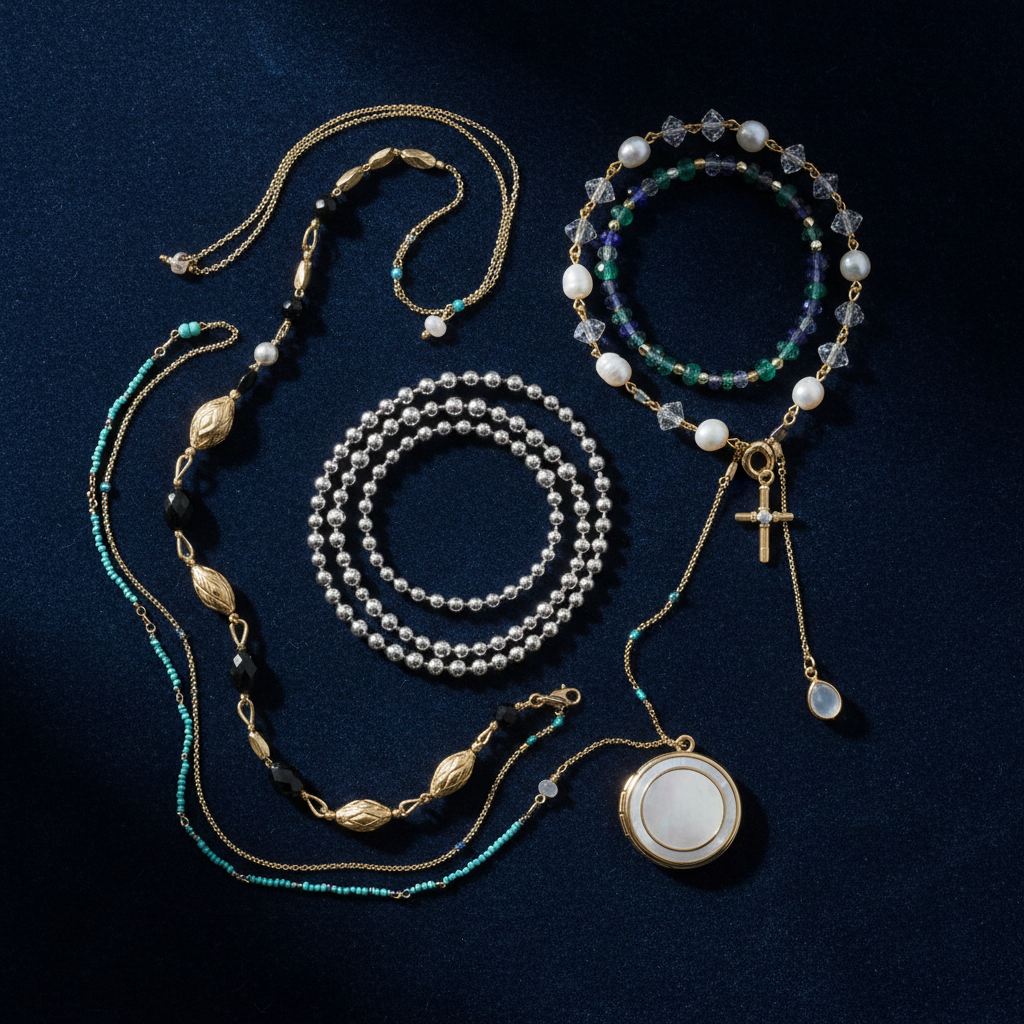 Stylish Chains with Beads: Enhance Your Jewellery Collection Today