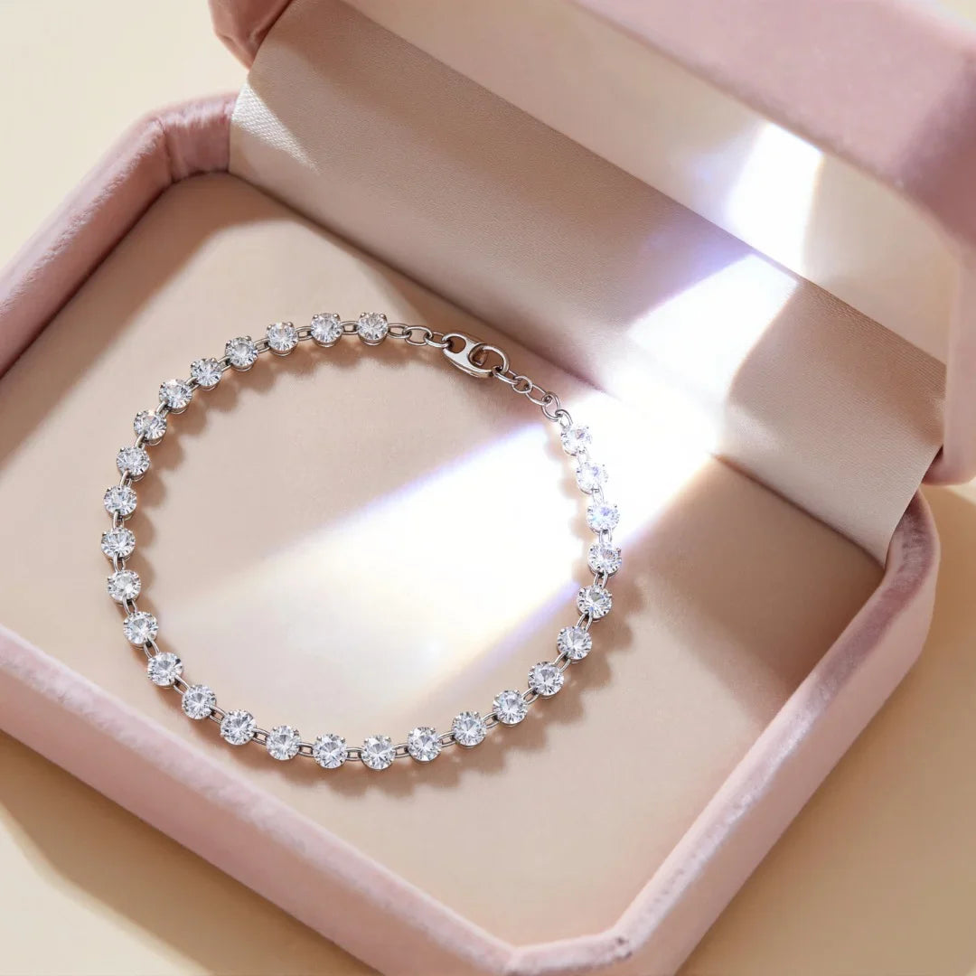 Tennis bracelets cubic zirconia offer an exquisite way to add a touch of sparkle and elegance to any outfit. 
