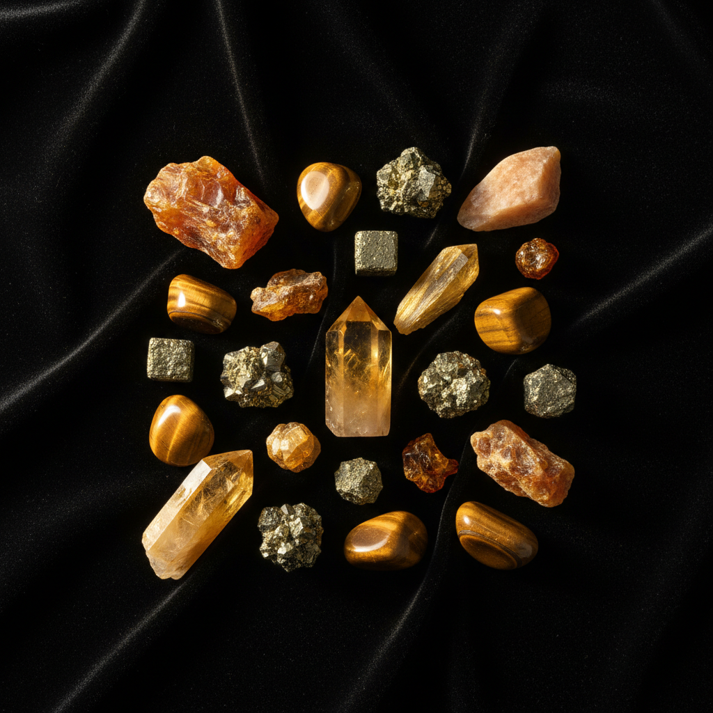 Golden Crystals: Meaning, Benefits, Uses and Care