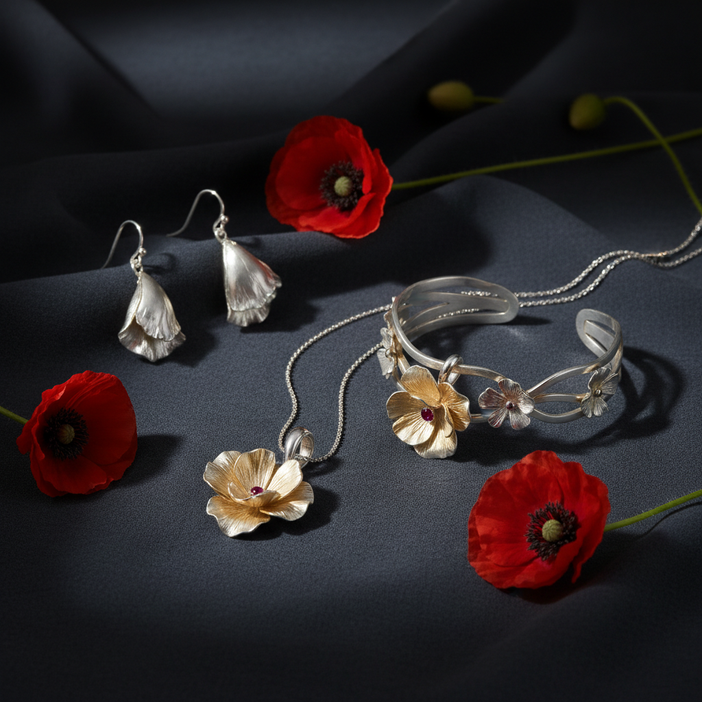 Poppy Jewellery UK: An Elegant Symbol of Remembrance Blooms