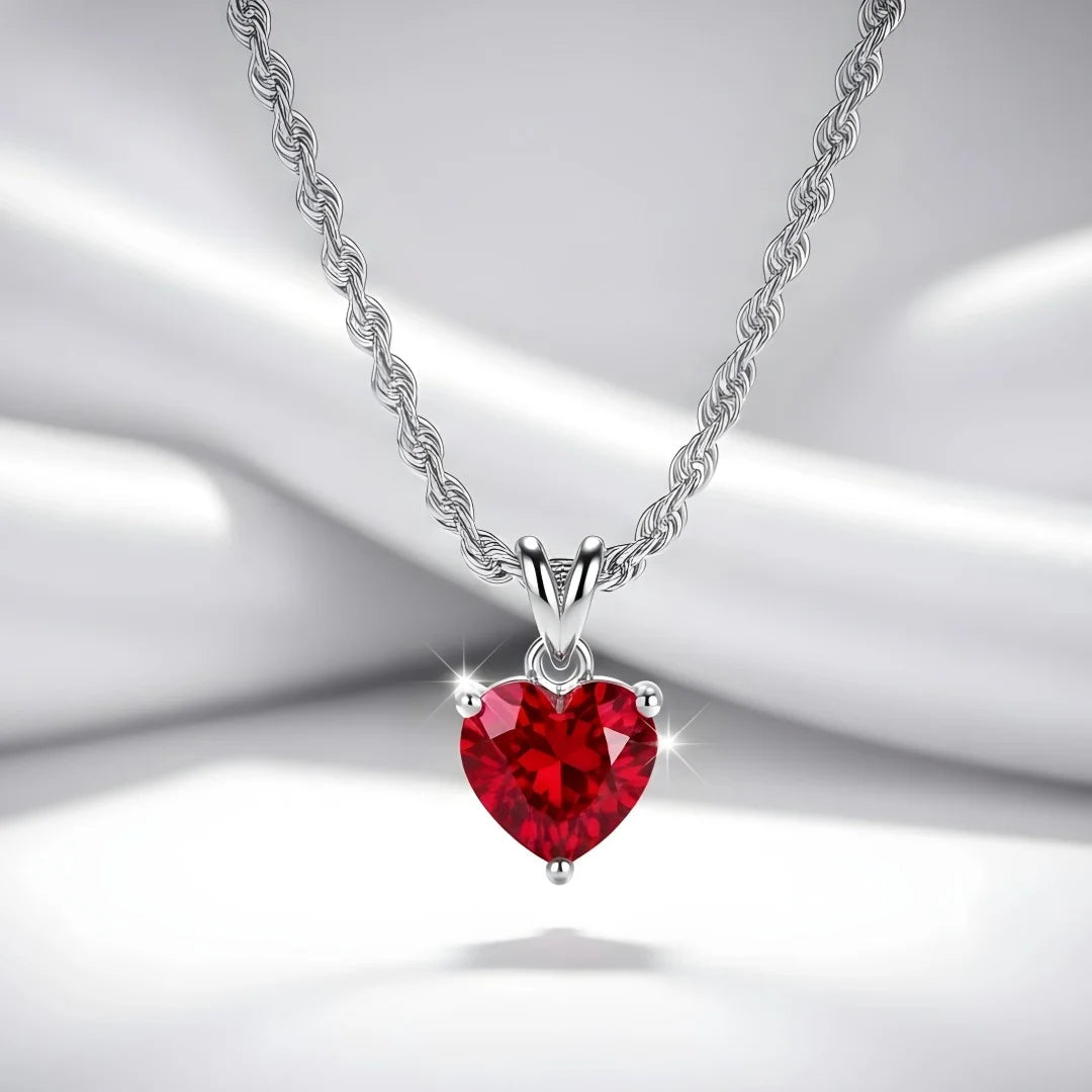 Stunning Red Heart Necklace: Symbol of Love and Style in 2025