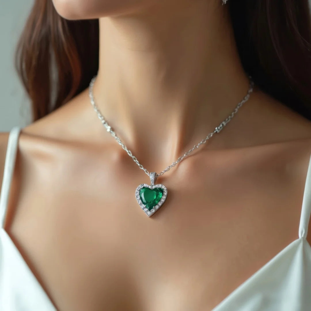 Stunning Silver Necklace with Emerald: A Timeless Accessory Guide