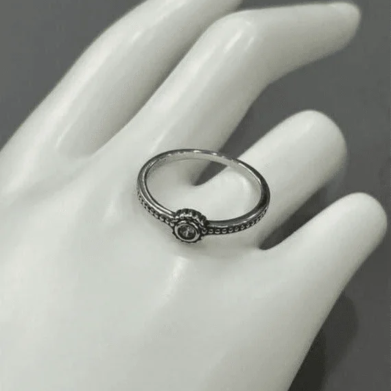 8 Sterling Silver Ring - 8