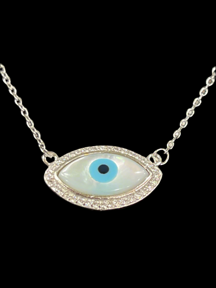 Sterling Silver Eye Necklace – A Symbol of Protection and Style