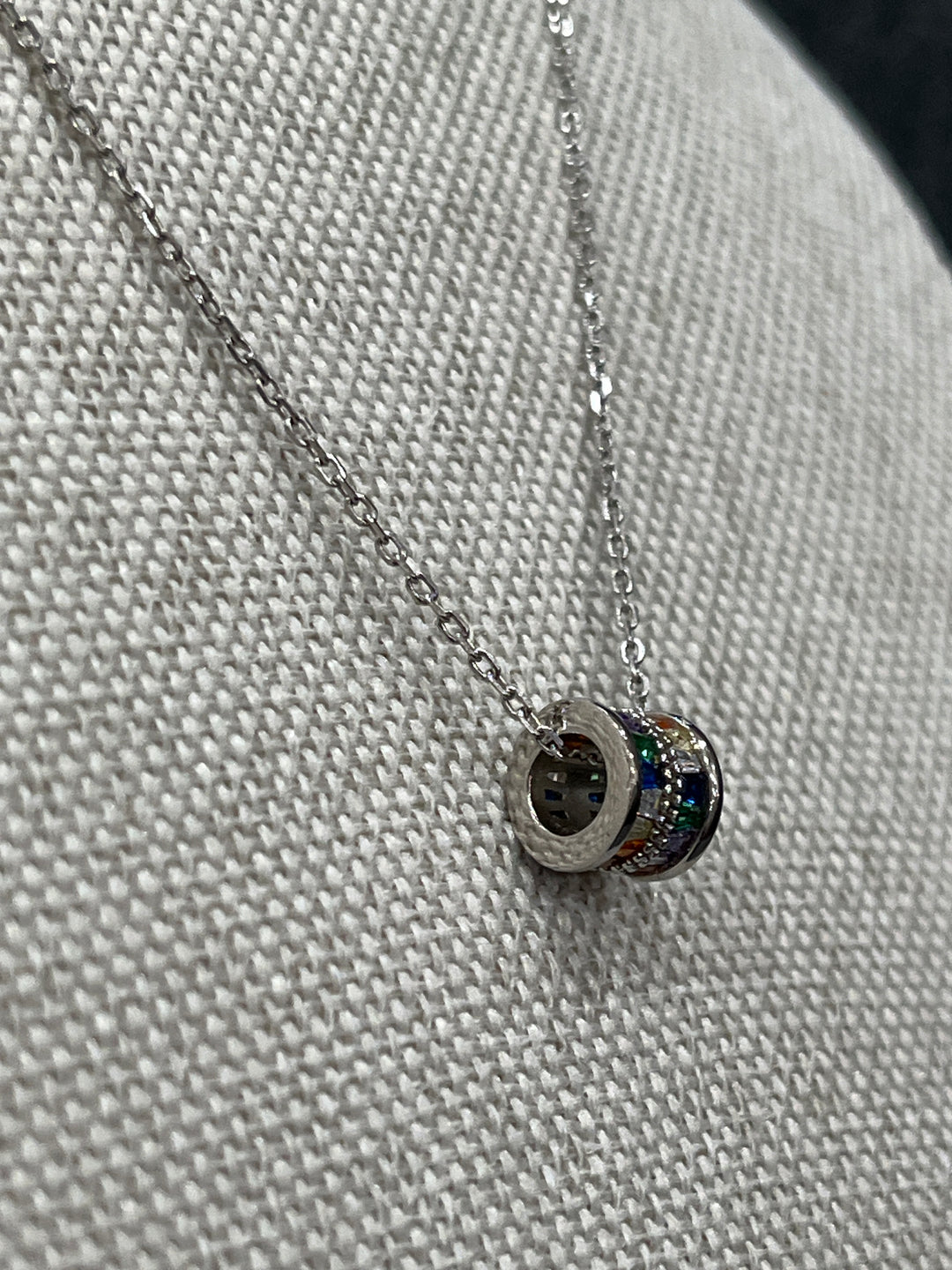 Kaleidoscope Roller Pendant Necklace