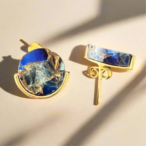 Sapphire Mohave Stud Earrings