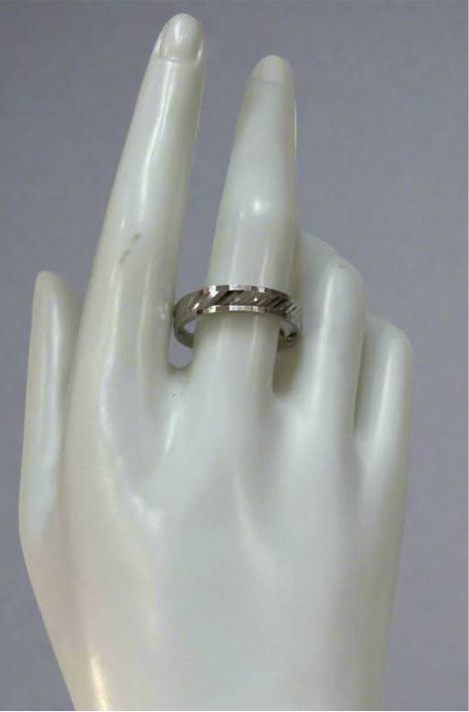 Modern Maze Sterling Silver Men's Ring