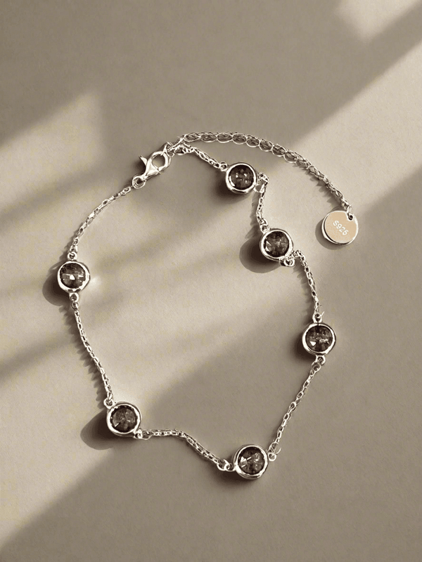 Wide Collection of Sterling Silver Anklets with Adjustable Lobster Clasp - Saras Beads & Jewellery