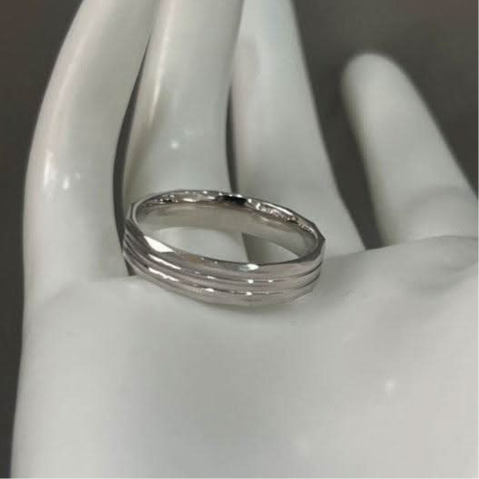 Dynamic Twist Sterling Silver Men's Ring