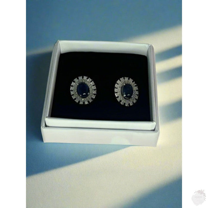 Sapphire Symphone Stud Earrings