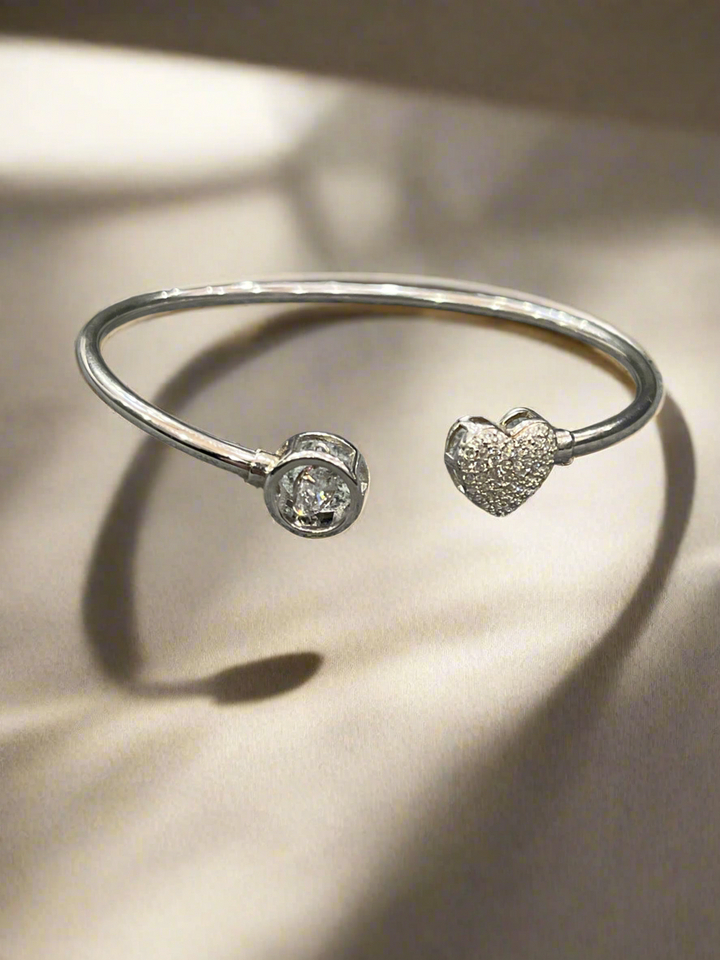 Eternal Spark: The Solitary Love Bangle