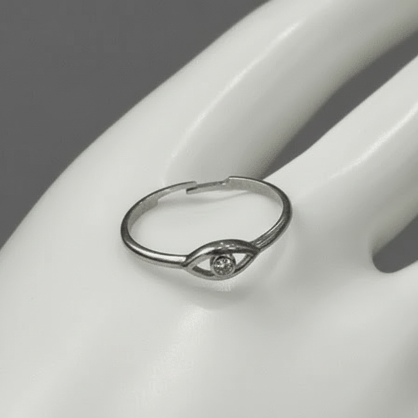 Sterling Silver Eye Ring
