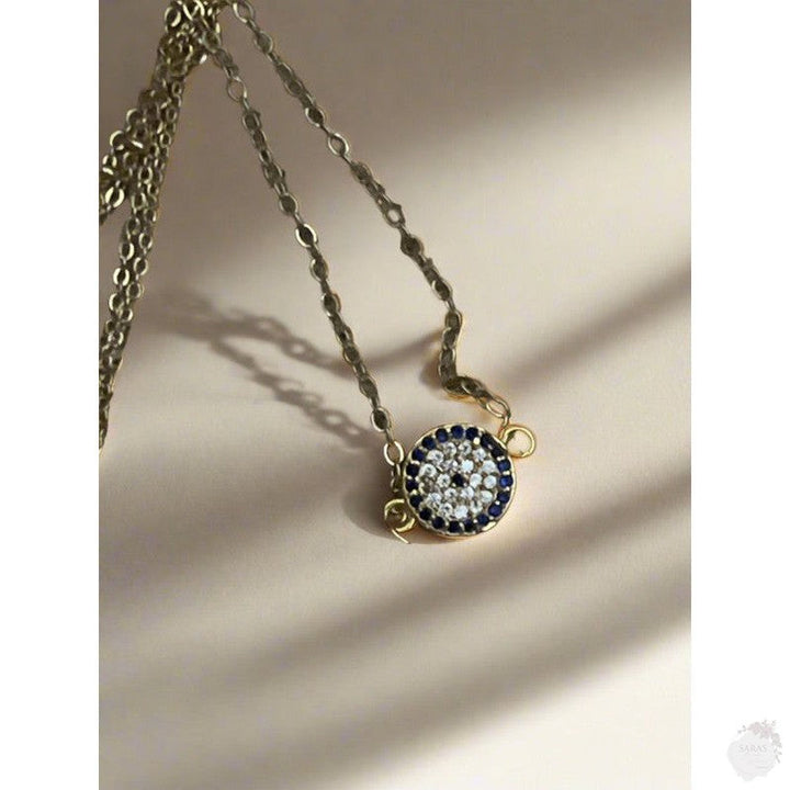 Gold Plated Evil Eye Necklace: A Stylish Statement of Protection