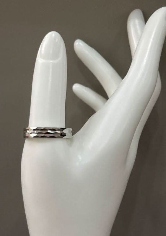 Urban Edge Sterling Silver Men's Ring