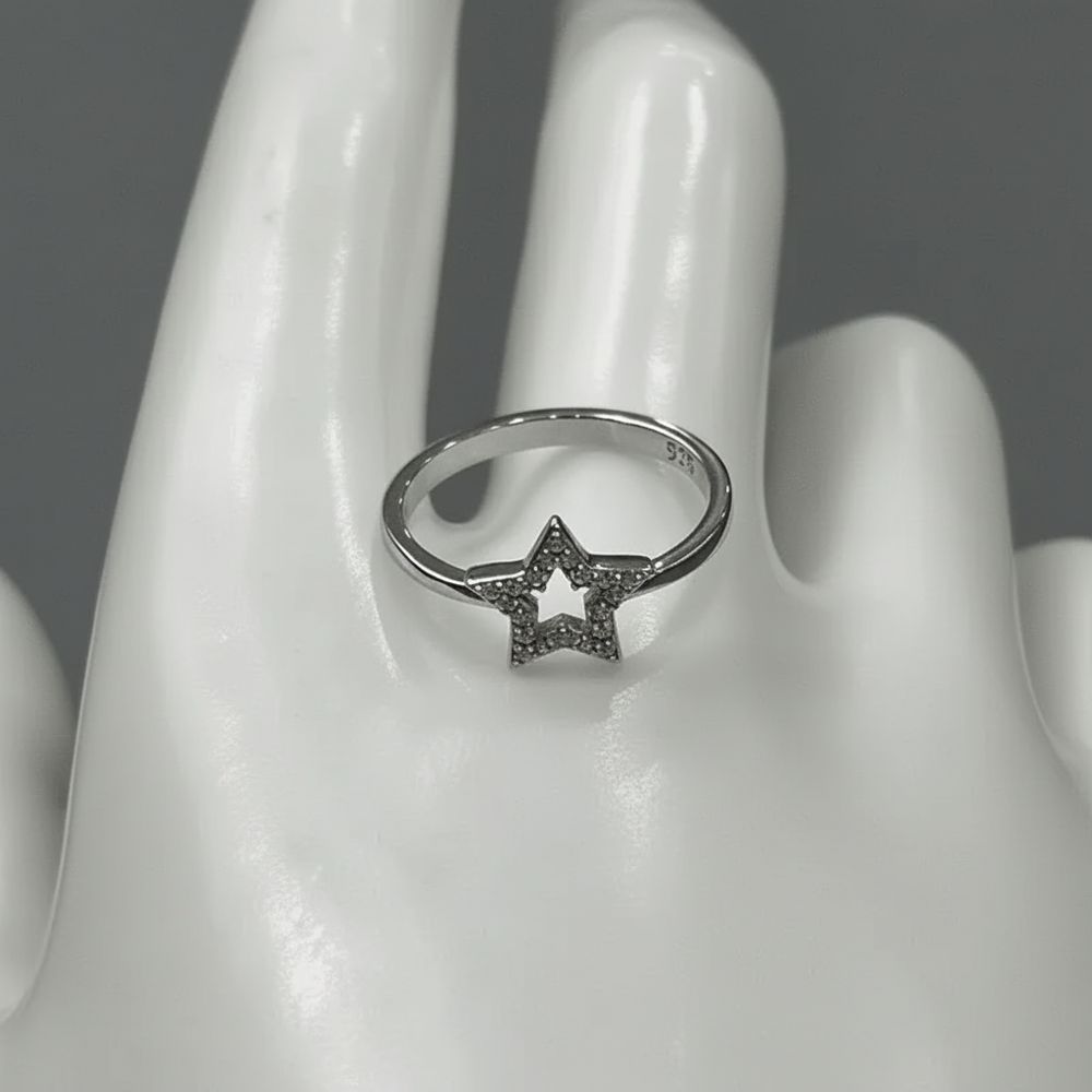 Sterling Silver Star Ring