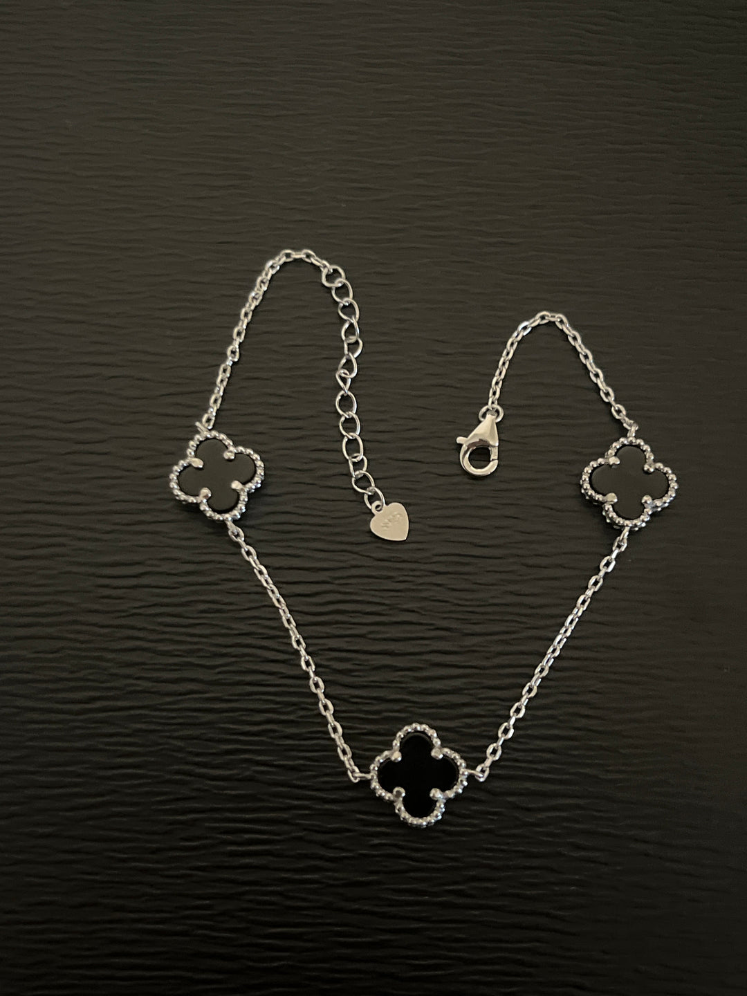 Triple Clover Sterling Silver Bracelet – A Symbol of Good Fortune and Style