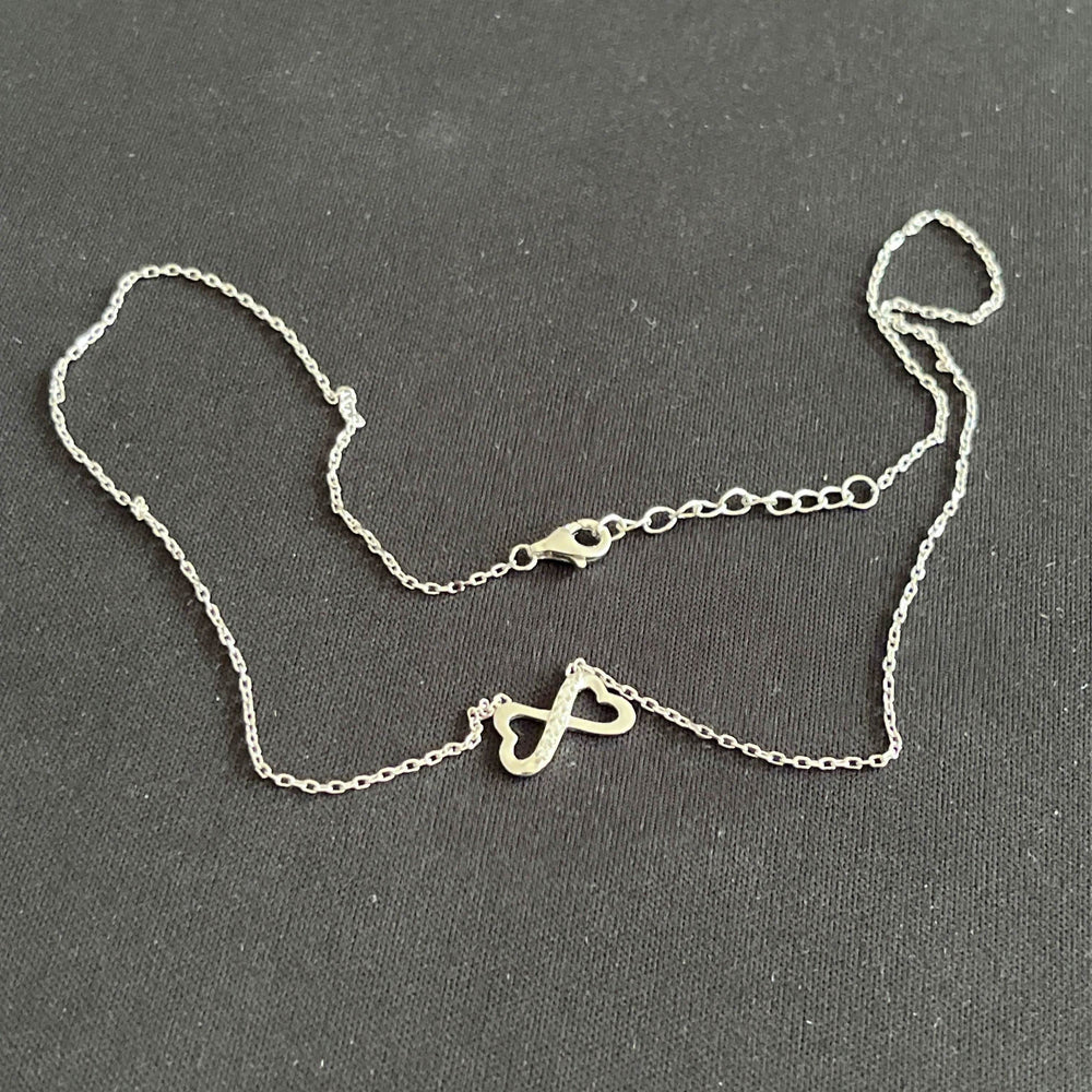 Infinity Silver Pendant Necklace