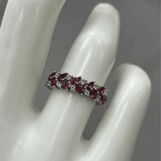 Royal Radiance Ruby & Emerald Ring - Emerald Size 6