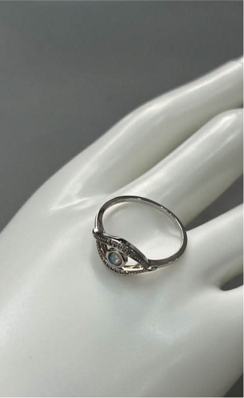 Azure Gaze Eye Ring