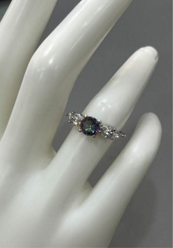 Enchanted Amethyst Garden Zirconia Ring