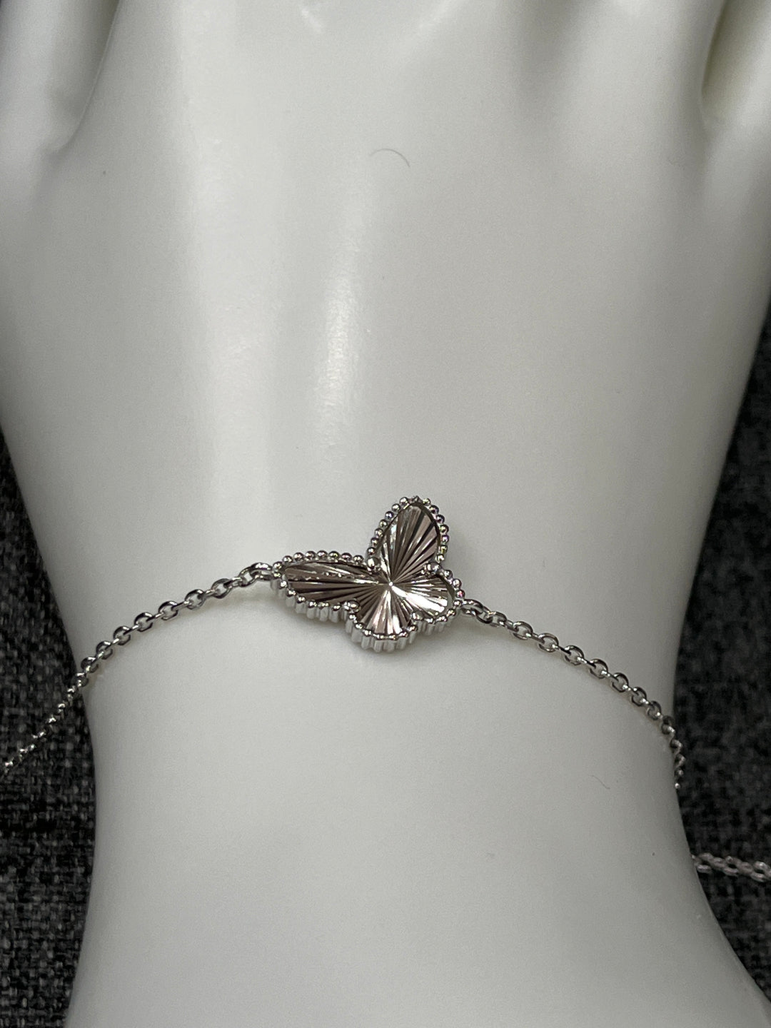 Delicate Sterling Silver Butterfly Bracalet – Embrace Freedom and Grace