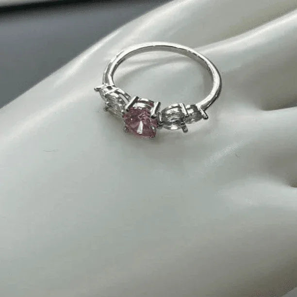 Rose Zirconia Ring