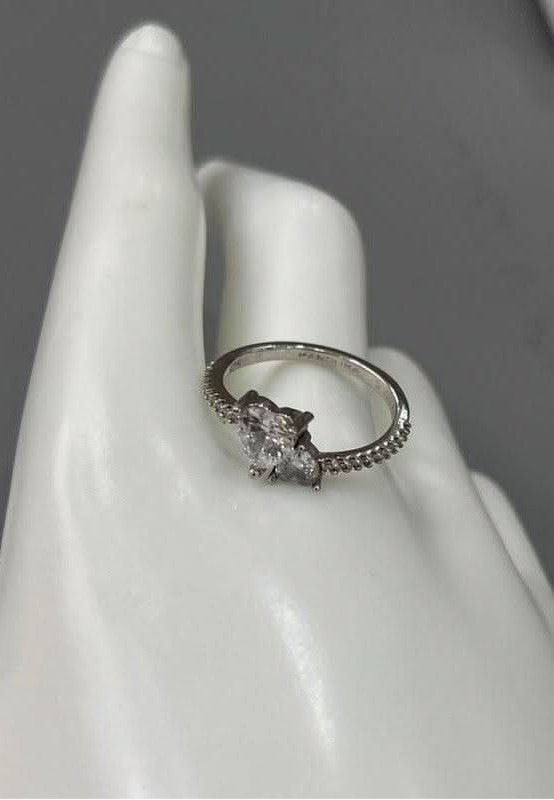 Eternal Love: Sterling Silver Heart Ring