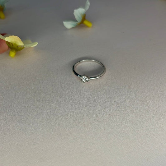 Silver Charm: Sterling Silver Floral Ring