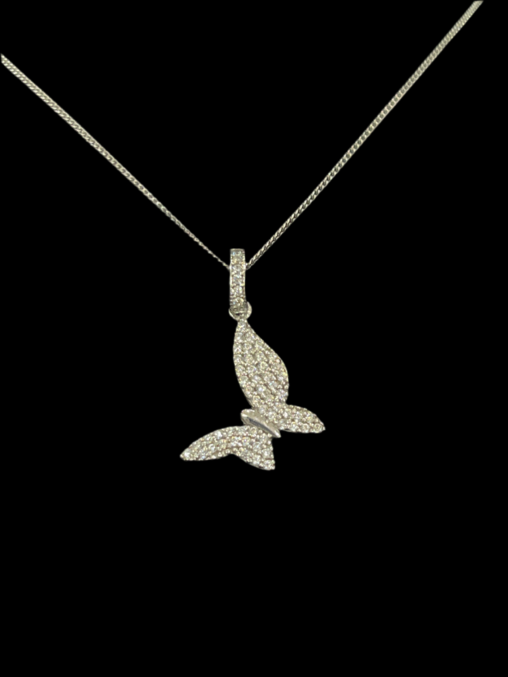 Elegance in Flight: The Sterling Silver Butterfly Necklace