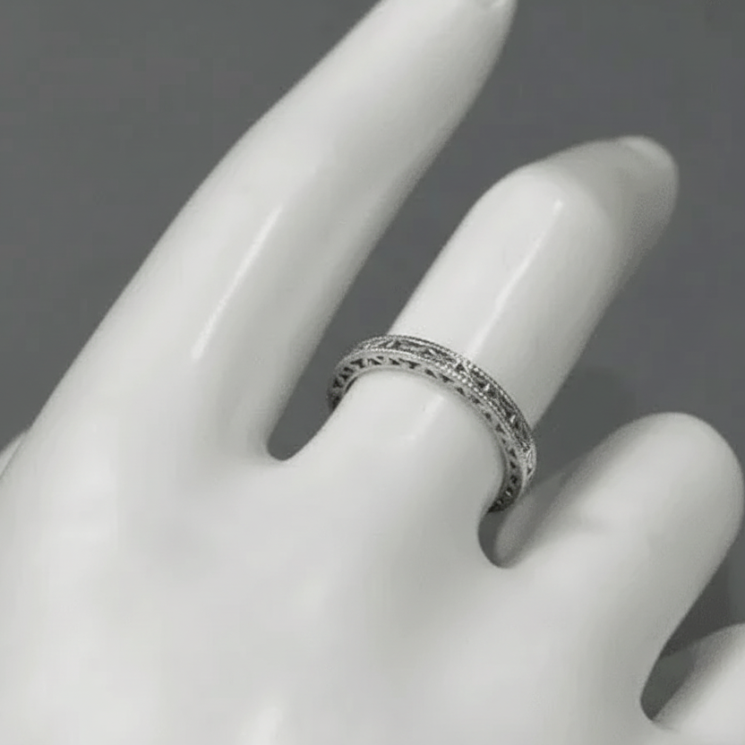 Sterling Silver Geometric Ring