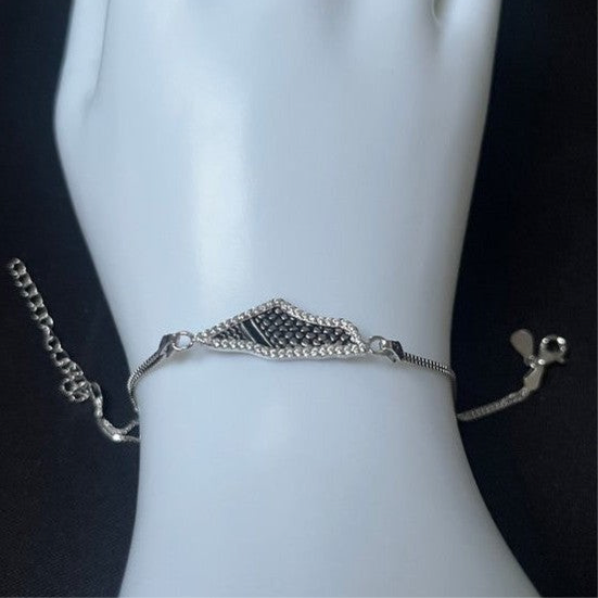 Two Designs of Palestinian Sterling Silver Bracelets