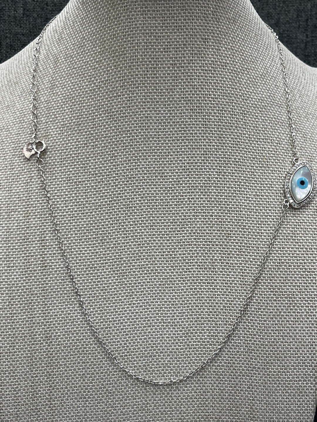 Sterling Silver Eye Necklace – A Symbol of Protection and Style