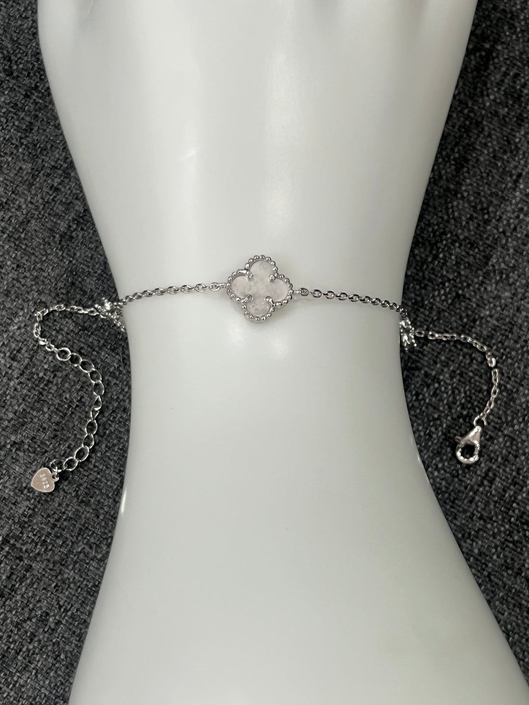 Sterling Silver 3 Clover Bracelet – A Symbol of Good Fortune and Style