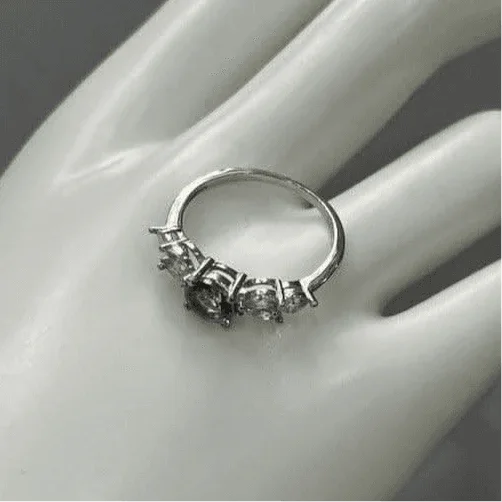 Enchanted Amethyst Garden Zirconia Ring - 8