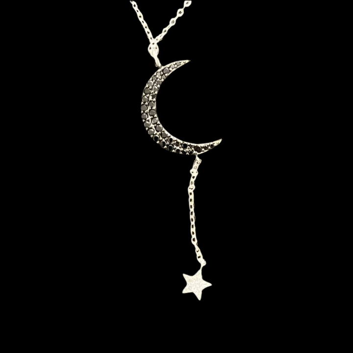 Elegant Moon and Star Necklace: A Celestial Charm for Every Occasion