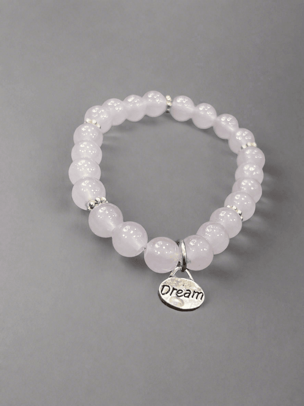 Nurturing Dreams: Handcrafted Rose Quartz Infused with Dream - Saras Beads & Jewellery