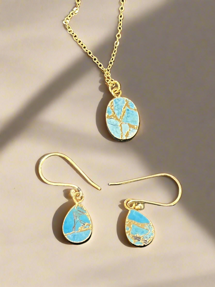 Turquoise Gold-Plated Stylish and Timeless Jewellery