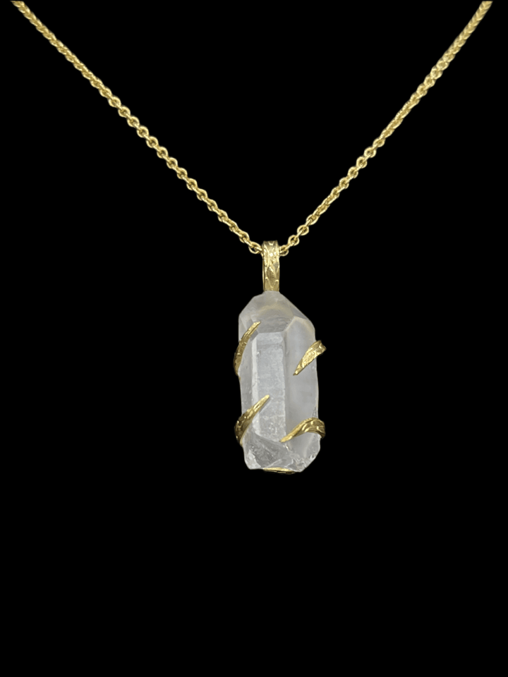 Moonlit Magic: Gold-Plated Moonstone Necklace - Saras Beads & Jewellery