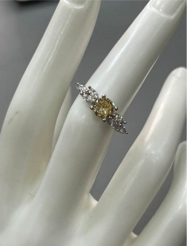 Glowing Angel Citrine Ring