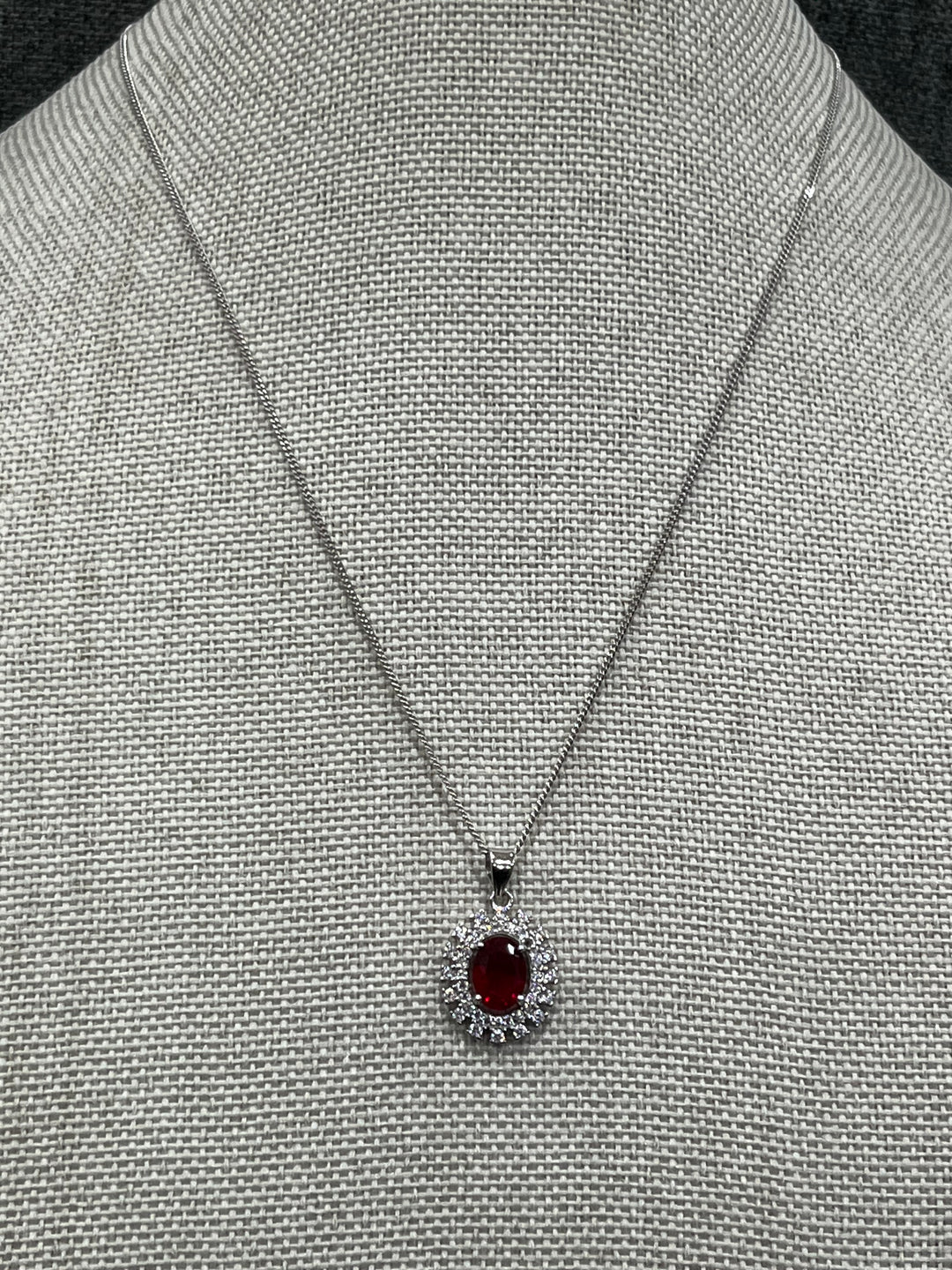 Ruby Shimmer Necklace