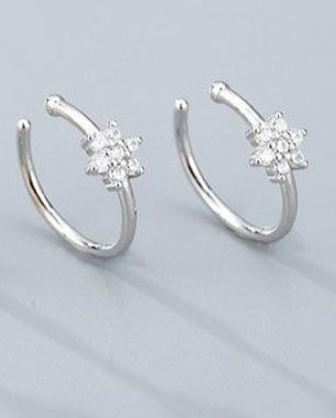 Handcrafted Sterling Silver & Gold Plated Flower Nose Rings | Saras Beads UK