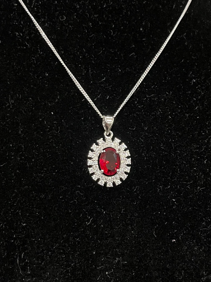 Ruby Shimmer Ensemble Set - Saras Beads & Jewellery