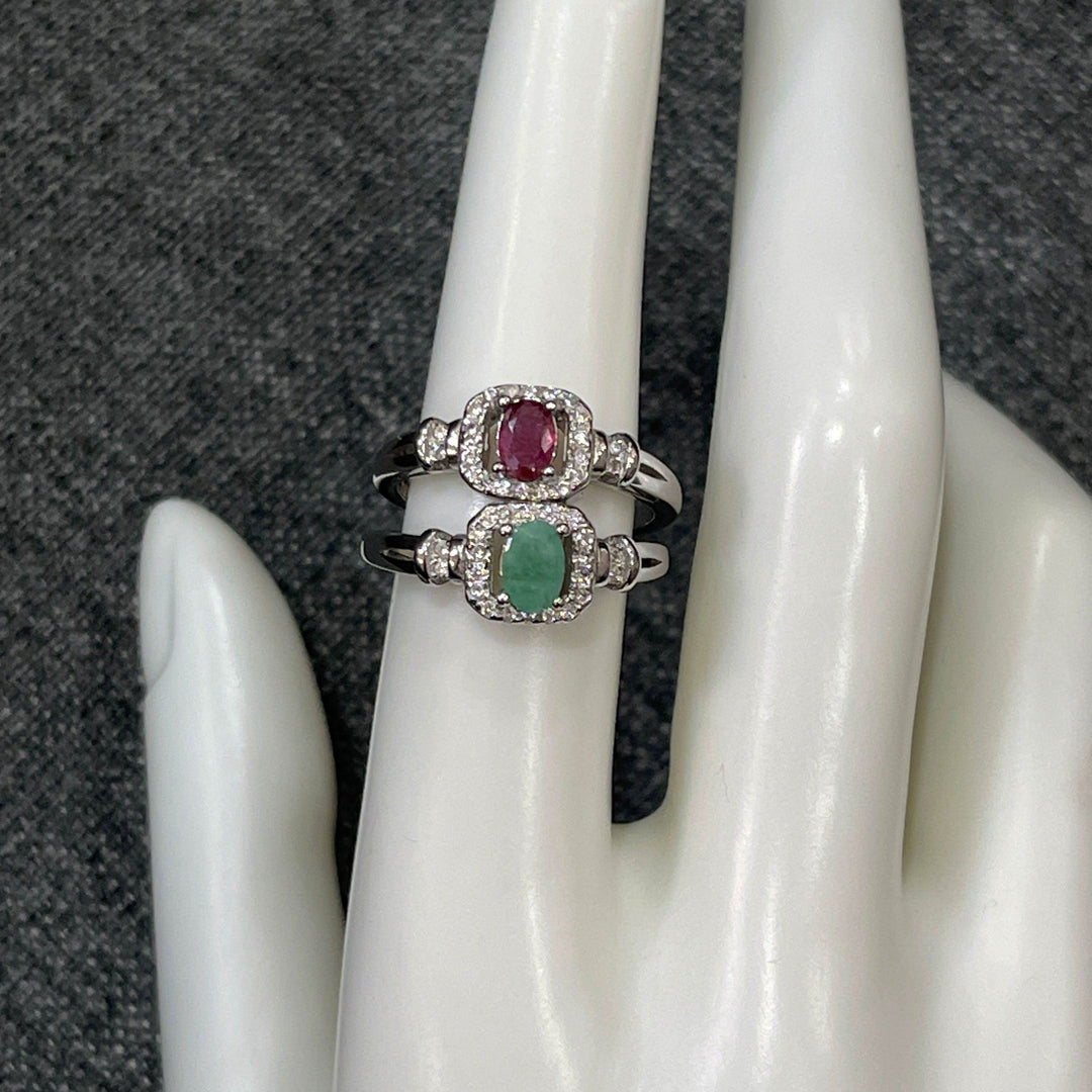 Magistic Square Zirconia Ring Design - Saras Beads & Jewellery