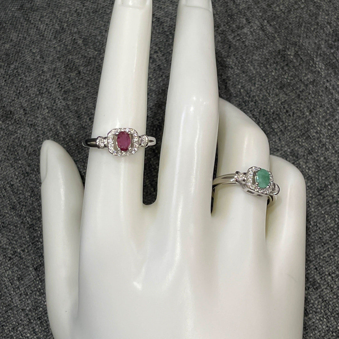 Magistic Square Zirconia Ring Design - Saras Beads & Jewellery
