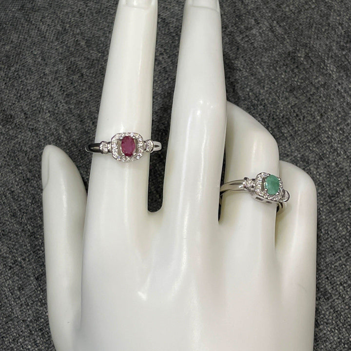 Magistic Square Zirconia Ring Design - Saras Beads & Jewellery