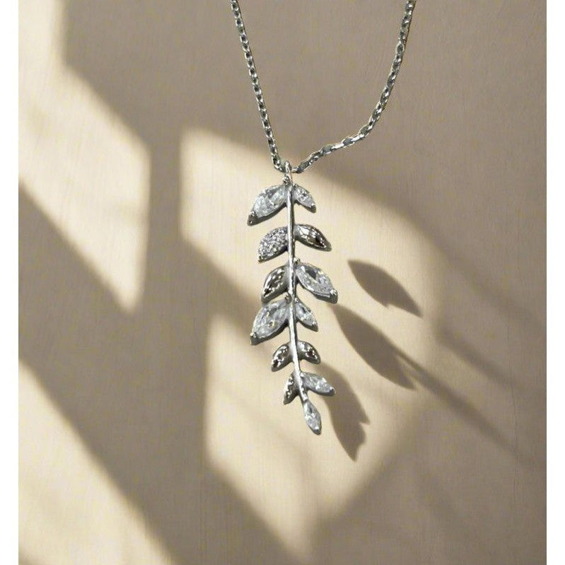 Dedicate Palestine Olive Leaf Necklace